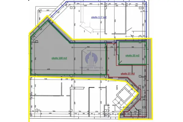mazowieckie, Warszawa, Bielany, al. Zjednoczenia, Bielany:  lokal biurowy 127m2 do wynajęcia