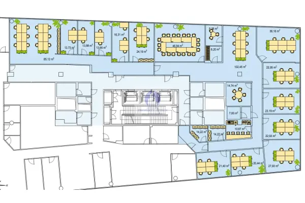 mazowieckie, Warszawa, Mokotów, Domaniewska, Mokotów: lokal biurowy 701m2 do wynajęcia
