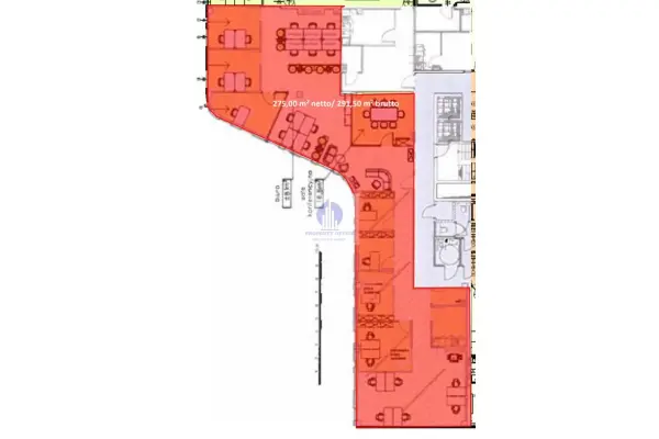 mazowieckie, Warszawa, Mokotów, al. Wilanowska, Mokotów: lokal biurowy  291,50m2 do wynajęcia